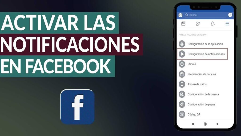 como activar las notificaciones en facebook de una persona en mi celular android o iphone