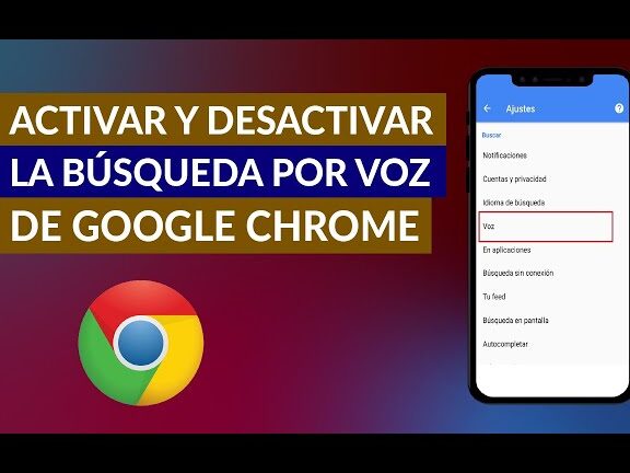 Cómo activar o desactivar la búsqueda por voz de Google Chrome desde PC 1 como activar o desactivar la busqueda por voz de google chrome desde pc