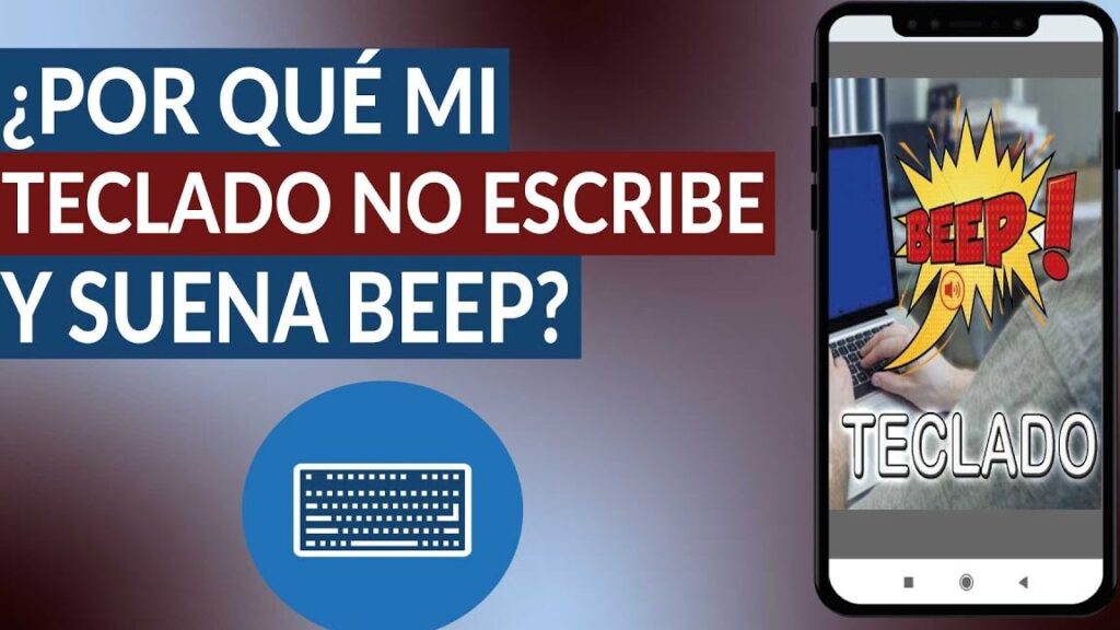 ¿Por qué mi teclado no escribe y suena un 'BEEP' cada vez que pulso una tecla? - Solución 1 por que mi teclado no escribe y suena un beep cada vez que pulso una tecla solucion