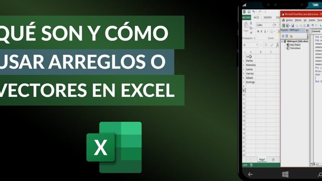 ¿Qué son y cómo usar arreglos o vectores en Excel? - Paso a paso 1 que son y como usar arreglos o vectores en excel paso a paso 1